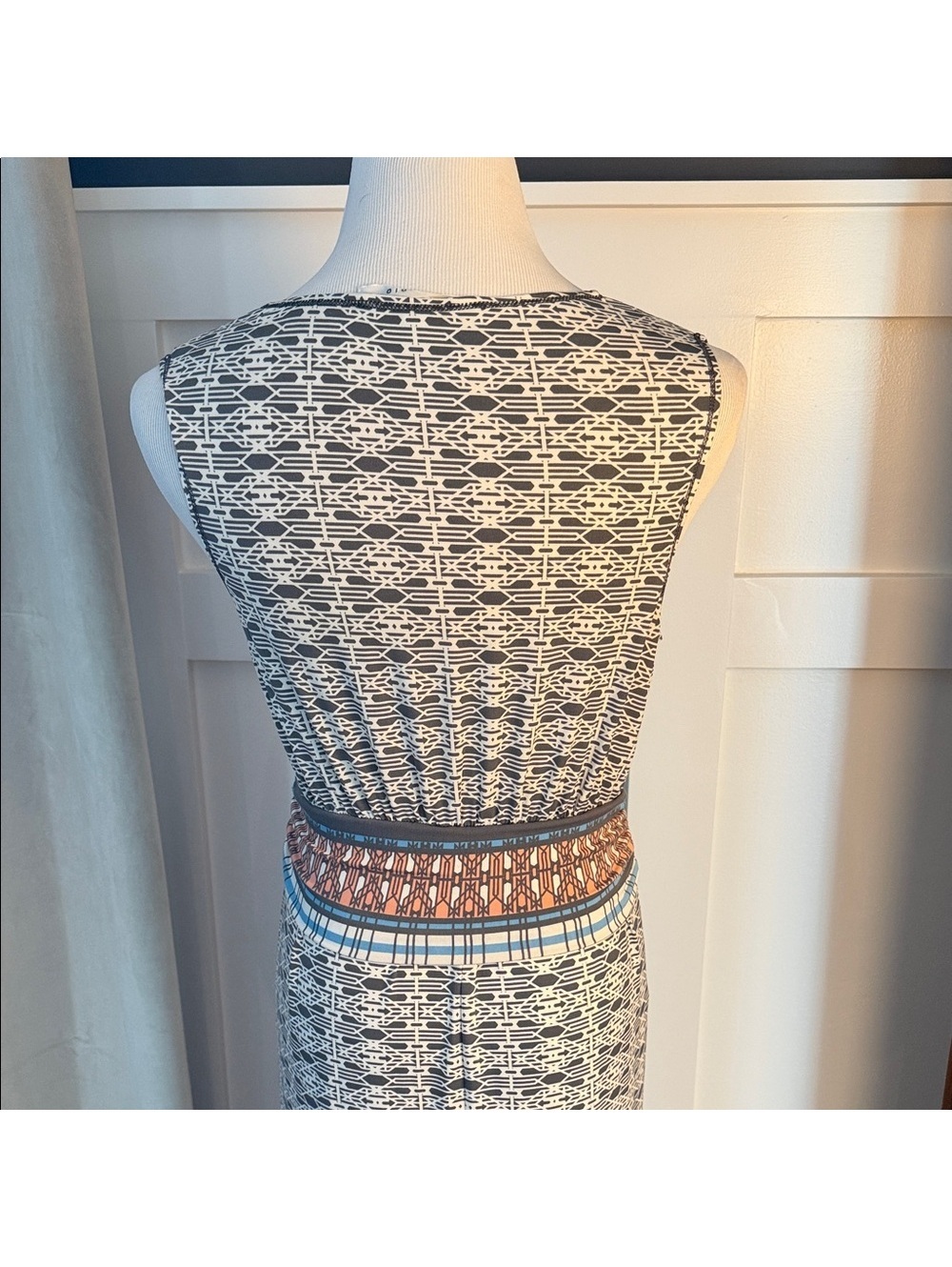 Max Studio Multicolor Geometric Maxi Dress - Picture 7 of 7
